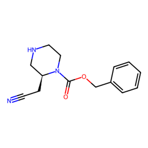 (2S)-2-氰甲基哌嗪-1-羧酸苄酯