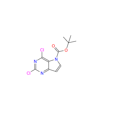 tert-butyl 2,4-dichloro-5H-pyrrolo[3,2-d]pyriMidine-5-carboxylate