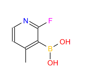 1029654-30-5；2-氟-4-甲基吡啶-3-硼酸；(2-FLUORO-4-METHYLPYRIDIN-3-YL)BORONIC ACID