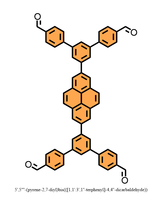 5',5''''-(芘-2,7-二基)双(([1,1':3',1''-三联苯]-4,4''-二甲醛))