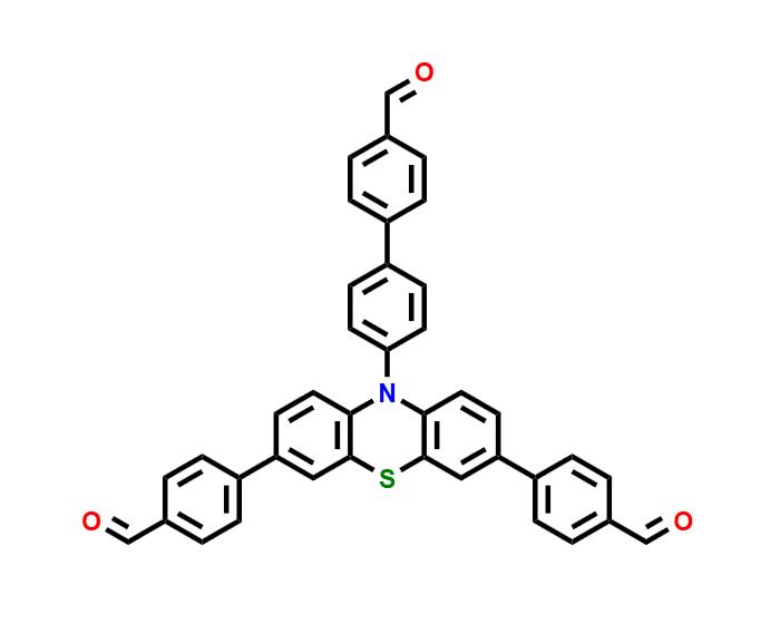 3,7-二(4-甲酰基苯基)-10-(4'-甲酰基联苯-4-基)-10H-吩噻嗪 2829267-49-2