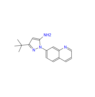 3-(tert-butyl)-1-(quinolin-7-yl)-1H-pyrazol-5-aMine