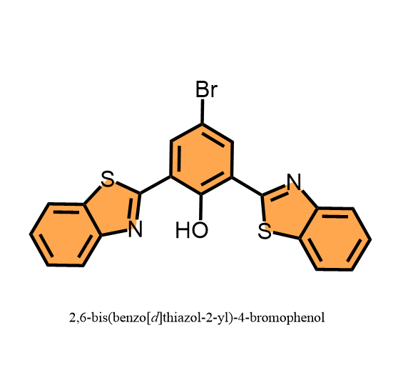 2,6-双(苯并[d]噻唑-2-基)-4-溴苯酚