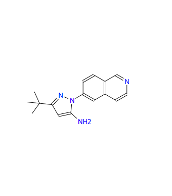 3-(tert-butyl)-1-(isoquinolin-6-yl)-1H-pyrazol-5-aMine