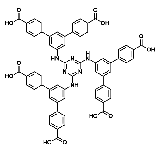 5',5''',5'''''-((1,3,5-三嗪-2,4,6-三基)三(氮杂二基))三(([1,1':3',1''-三联苯]-4,4''-二甲酸))