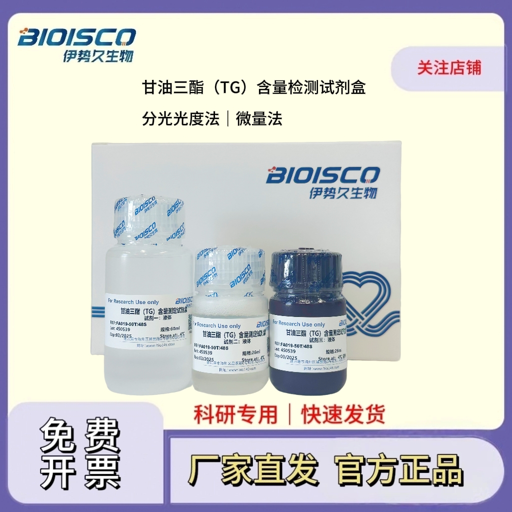 甘油三酯(TG)含量测试盒