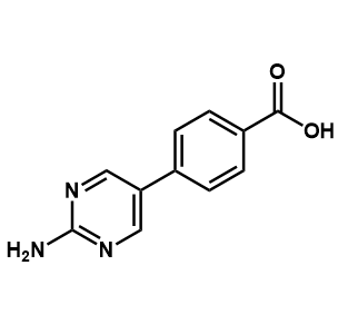 4-(2-氨基嘧啶-5-基)苯甲酸