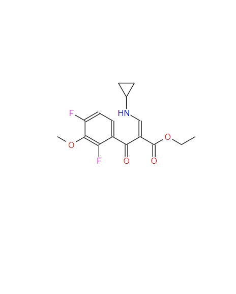 α-[(环丙基氨基)亚甲基]-2,4-二氟-3-甲氧基-β-氧代-苯丙酸乙酯