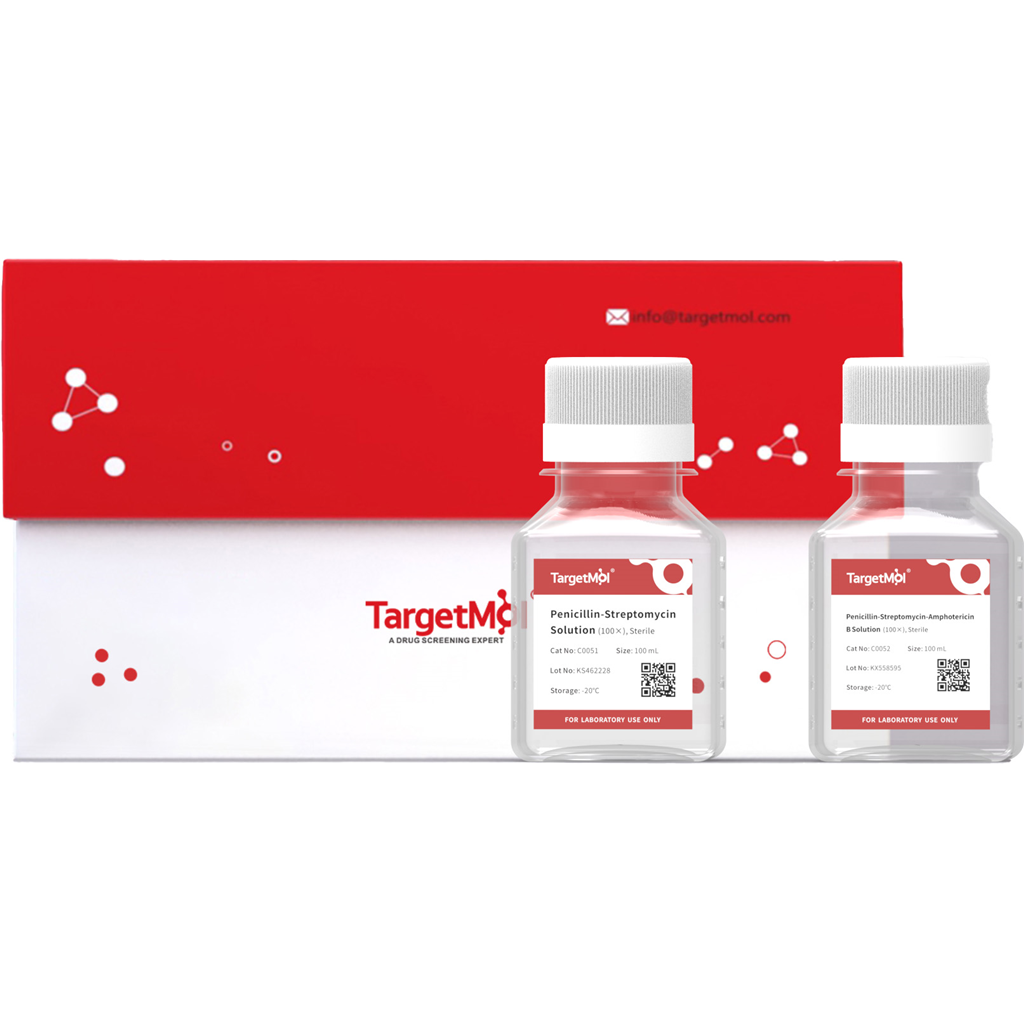 青霉素-链霉素-两性霉素B三抗溶液（100×），灭菌|C0052|TargetMol