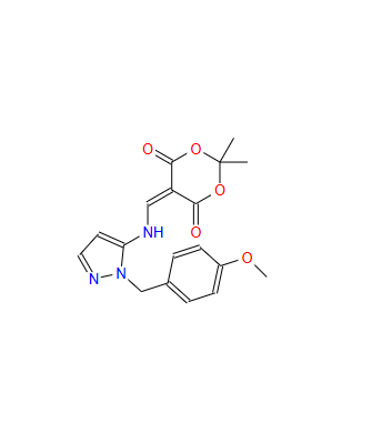 5-(((1-(4-Methoxybenzyl)-1H-pyrazol-5-yl)aMino)Methylene)-2,2-diMethyl-1,3-dioxane-4,6-dione