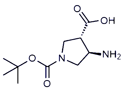 反式-4-氨基-1-Boc-吡咯烷-3-甲酸