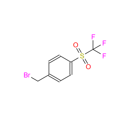1-(bromomethyl)-4-(trifluoromethylsulfonyl)benzene