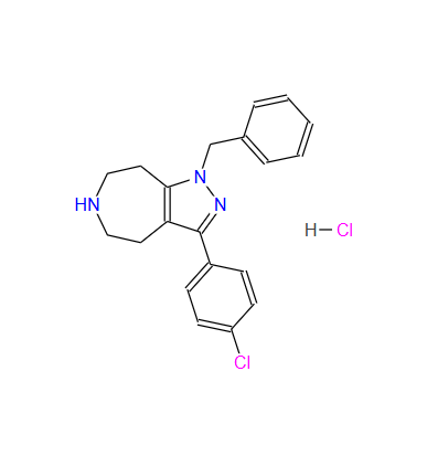 1-benzyl-3-(4-chlorophenyl)-1,4,5,6,7,8-hexahydropyrazolo[3,4-d]azepine hydrochloride