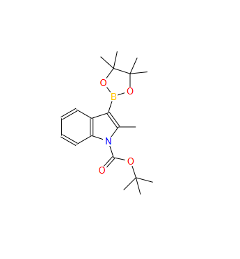 TERT-BUTYL 2-METHYL-3-(TETRAMETHYL-1,3,2-DIOXABOROLAN-2-YL)INDOLE-1-CARBOXYLATE