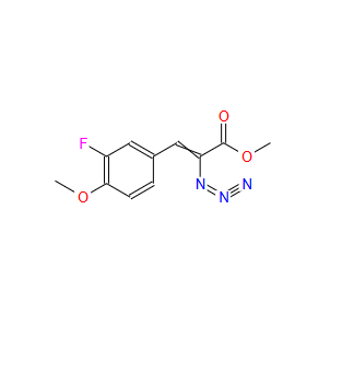 (Z)-ethyl 2-azido-3-(3-fluoro-4-Methoxyphenyl)acrylate