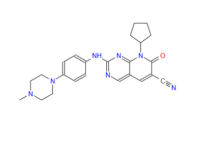 8-环戊基-7,8-二氢-2-[[4-(4-甲基-1-哌嗪基)苯基]氨基]-7-氧代-吡啶并[2,3-D]嘧啶-6-甲腈