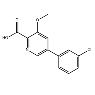 5-(3-氯苯基)-3-甲氧基-2吡啶甲酸   2543978-01-2
