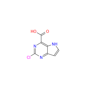 2-氯-5H-吡咯并[3,2-D]嘧啶-4-羧酸