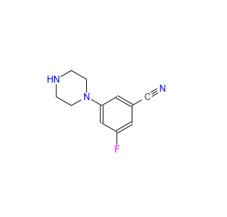 Benzonitrile, 3-fluoro-5-(1-piperazinyl)-