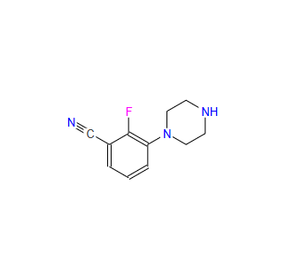 Benzonitrile, 2-fluoro-3-(1-piperazinyl)-