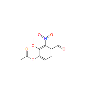 4-甲酰-2-甲氧基-3-硝基乙酸苯酯
