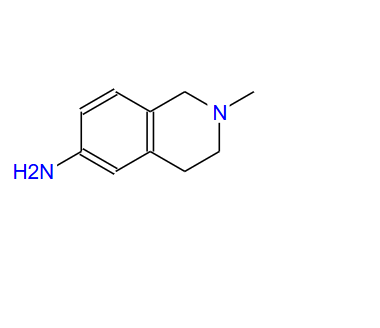 14097-37-1；1,2,3,4-四氢-2-甲基-6-异喹啉胺；2-methyl-1,2,3,4-tetrahydroisoquinolin-6-amine