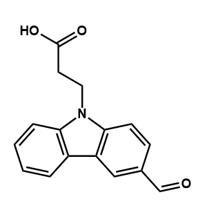 3-(3-甲酰基-9H-咔唑-9-基)丙酸