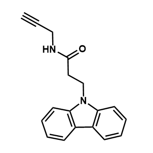 3-(9H-咔唑-9-基)-N-(丙-2-炔基)丙酰胺