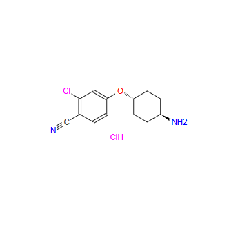 4-(((1r,4r)-4-aminocyclohexyl)oxy)-2-chlorobenzonitrile hydrochloride