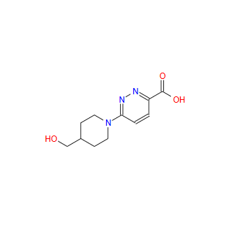 3-Pyridazinecarboxylic acid, 6-[4-(hydroxymethyl)-1-piperidinyl]-