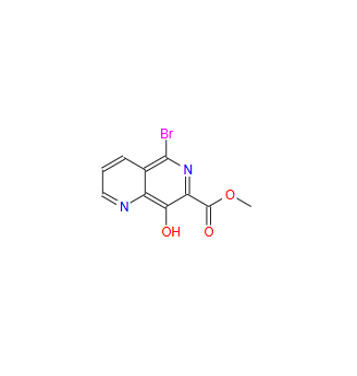 5-溴-8-羟基-1,6-萘啶-7-羧酸甲酯