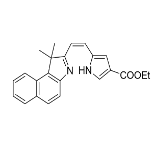 2383003-30-1，(Z)-乙基 5-(2-(1,1-二甲基-1H-苯并[e]吲哚-2-基)乙烯基)-1H-吡咯-3-羧酸酯