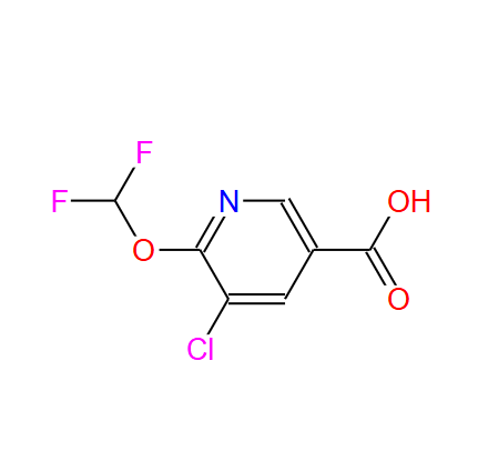5-chloro-6-(difluoromethoxy)nicotinic acid