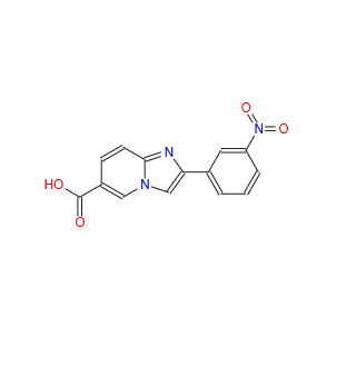 Imidazo[1,2-a]pyridine-6-carboxylic acid, 2-(3-nitrophenyl)-