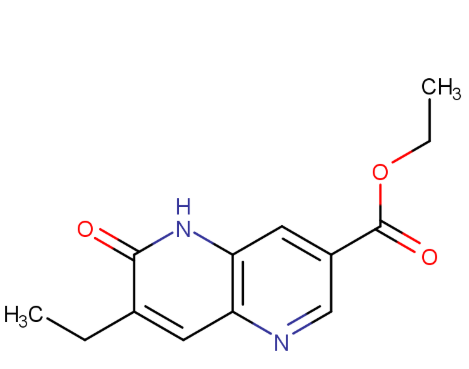 7-乙基-6-氧代-5,6-二氢-1,5-萘啶-3-羧酸乙酯