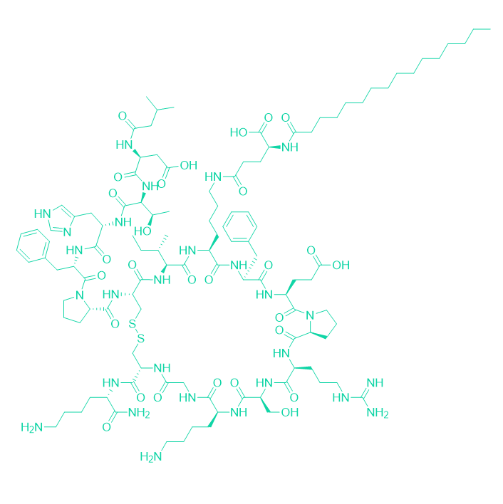 模拟物多肽hepcidin；PTG-300/1628323-80-7；2273884-08-3（Hac）/Rusfertide
