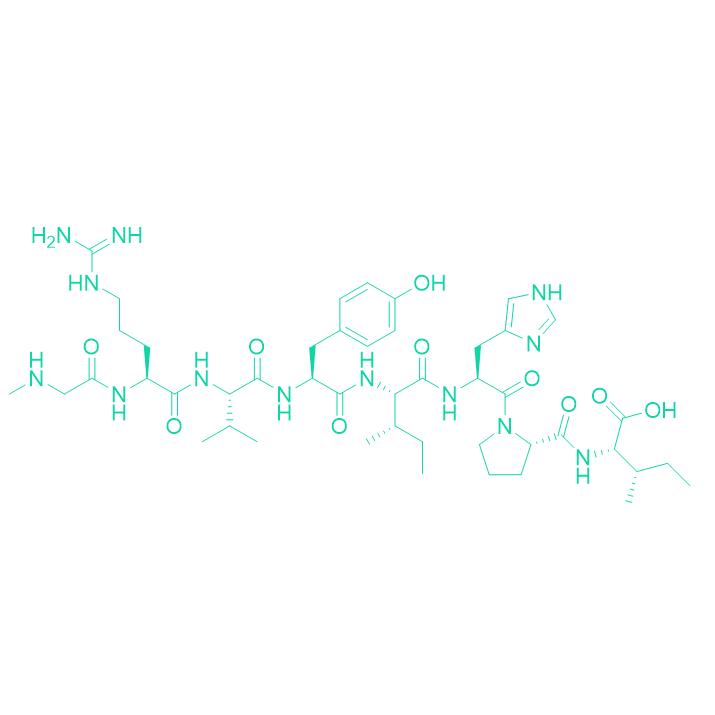 108P20 [Sar1, Ile8]-Angiotensin II 67724-27-0；37827-06-8.png