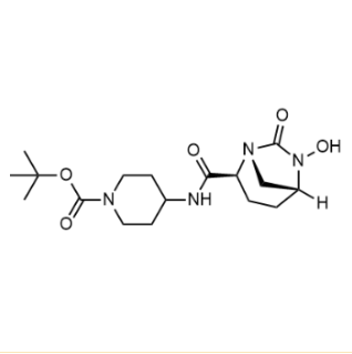 4-[[[(1R,2S,5R)-6-羟基-7-氧代-1,6-二氮杂双环[3.2.1]辛烷-2-基]羰基]氨基]-1-哌啶羧酸叔丁酯
