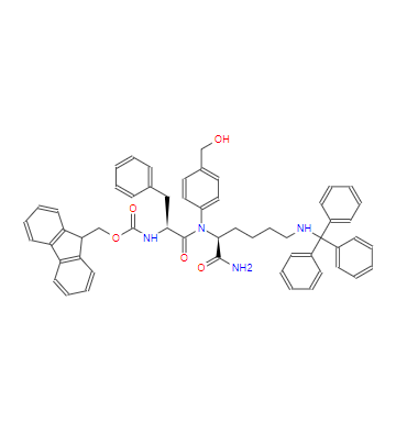 L-Lysinamide, N-[(9H-fluoren-9-ylmethoxy)carbonyl]-L-phenylalanyl-N-[4-(hydroxymethyl)phenyl]-N6-(triphenylmethyl)-