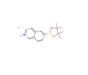 Methyl-6-(4,4,5,5-tetraMethyl-1,3,2-dioxaborolan-2-yl)isoquinolin-2-iuM iodide