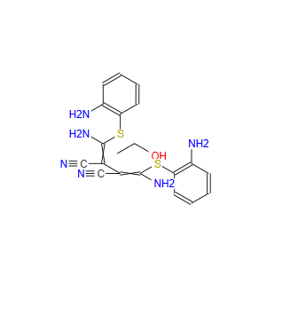 2,3-双[氨基[(2-氨基苯基)硫]亚甲基]丁二腈乙醇盐