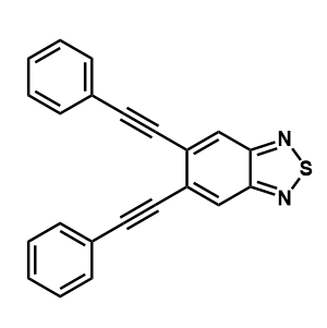5,6-双(苯乙炔基)苯并[c][1,2,5]噻二唑