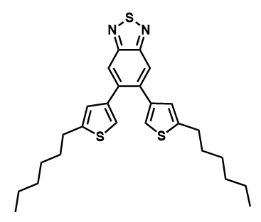 5,6-双(5-己基噻吩-3-基)苯并[c][1,2,5]噻二唑