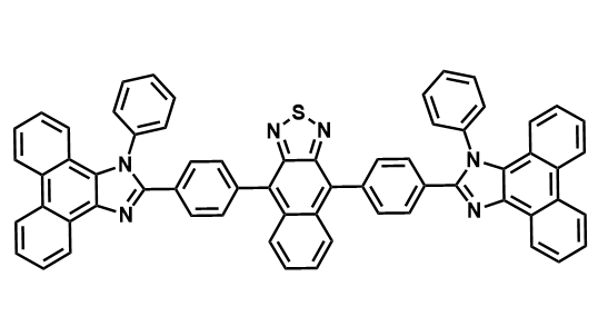 4,9-双[4-(1-苯基-1H-菲并[9,10-d]咪唑-2-基)苯基]萘并[2,3-c][1,2,5]噻二唑