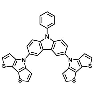 4,4’-(9-苯基-9H-咔唑-3,6-二基)双(4H-二噻吩并[3,2-b:2’,3’-d]吡咯)