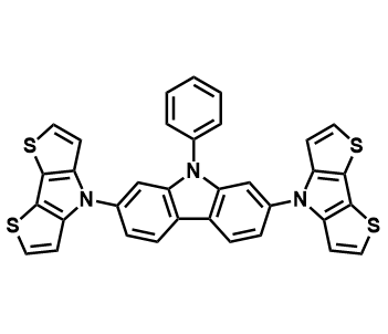 4,4’-(9-苯基-9H-咔唑-2,7-二基)双(4H-二噻吩并[3,2-b:2’,3’-d]吡咯)
