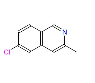 14123-76-3；6-氯-3-甲基异喹啉；	6-Chloro-3-methylisoquinoline