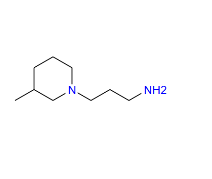 14156-91-3；3-(3-甲基哌啶-1-基)丙-1-胺；3-(3-Methylpiperidin-1-yl)propan-1-amine
