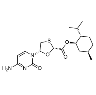 (1R,2S,5R)-2-异丙基-5-甲基环己基(2R,5S)-5-(4-氨基-2-氧代嘧啶-1(2H)-基)-1,3-氧硫杂环戊烷-2-甲酸酯