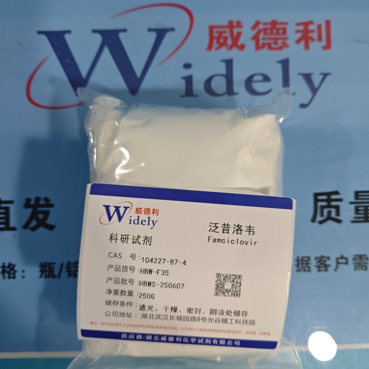 泛昔洛韦 | 104227-87-4 含量98.5% 高纯试剂 陈明 13339985473同微